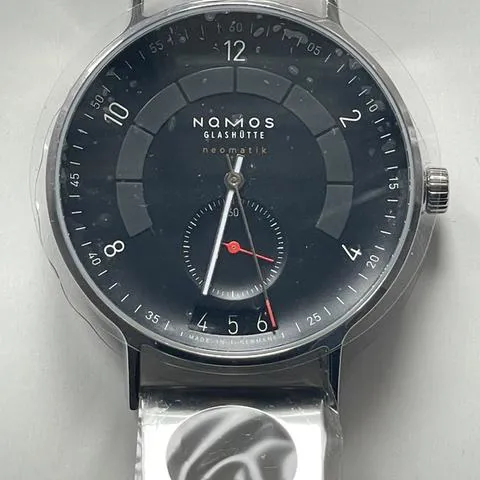 NOMOS Autobahn 1301.S3 41mm Stainless steel Black