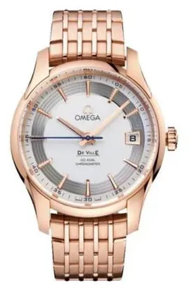 Omega De Ville 431.60.41.21.02.001 41mm Rose gold Silver 5