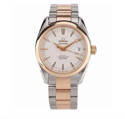 Omega Seamaster Aqua Terra 23043000 36mm Yellow gold and Stainless steel White