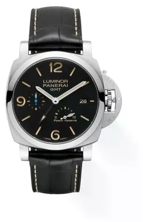 Panerai Luminor 1950 3 Days GMT Power  PAM 01321 44mm Stainless steel Black