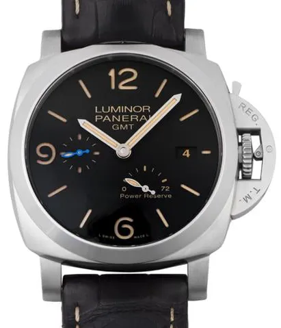 Panerai Luminor 1950 3 Days GMT Power  PAM 01321 44mm Stainless steel Black