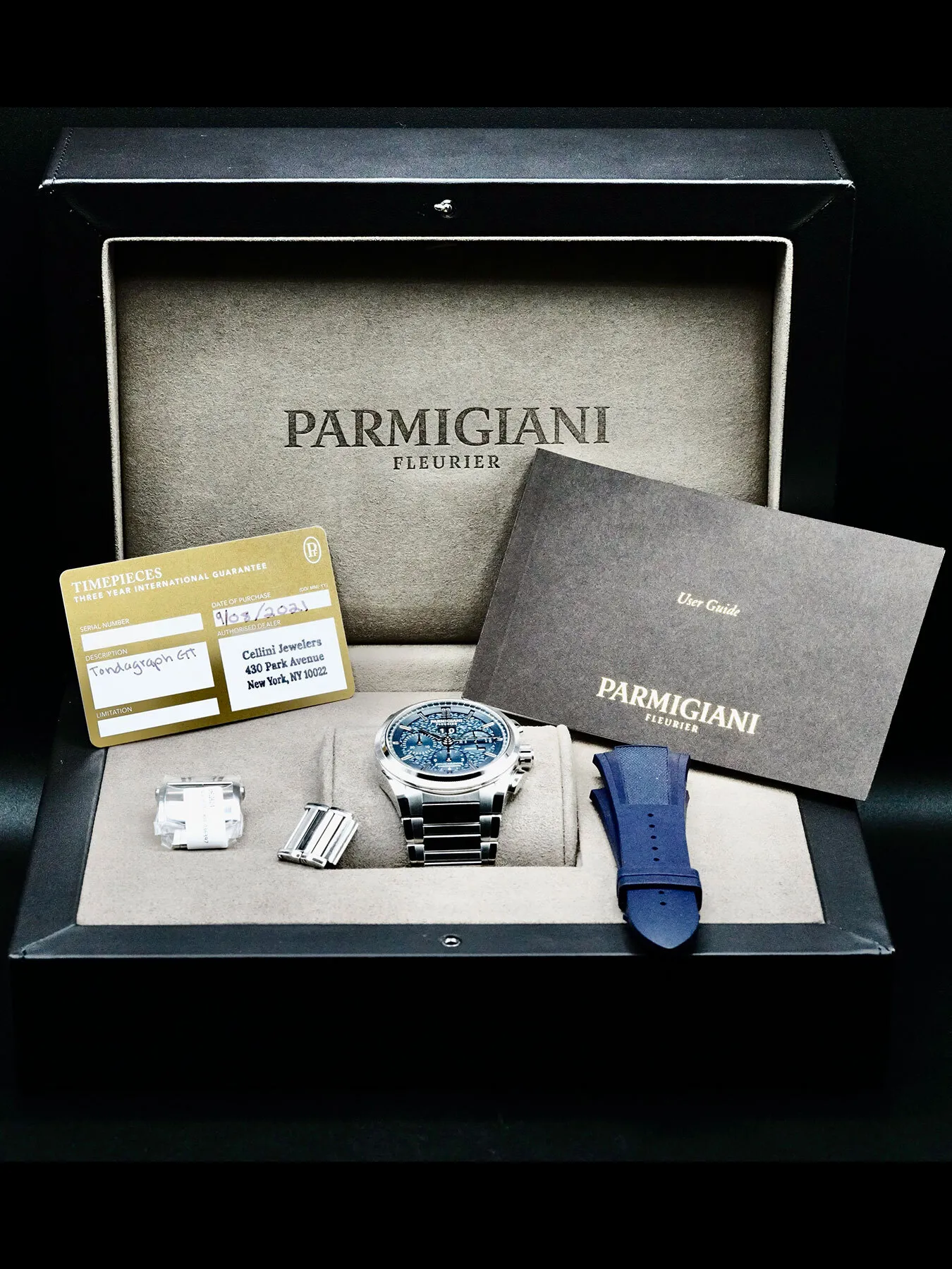 Parmigiani Fleurier Tondagraph GT PFS906-0000210-B00182 42mm Stainless steel Blue 5