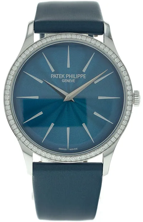 Patek Philippe Calatrava 4997/200G-001 35mm White gold Blue