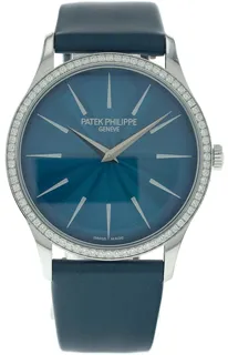 Patek Philippe Calatrava 4997/200G-001 White gold Blue