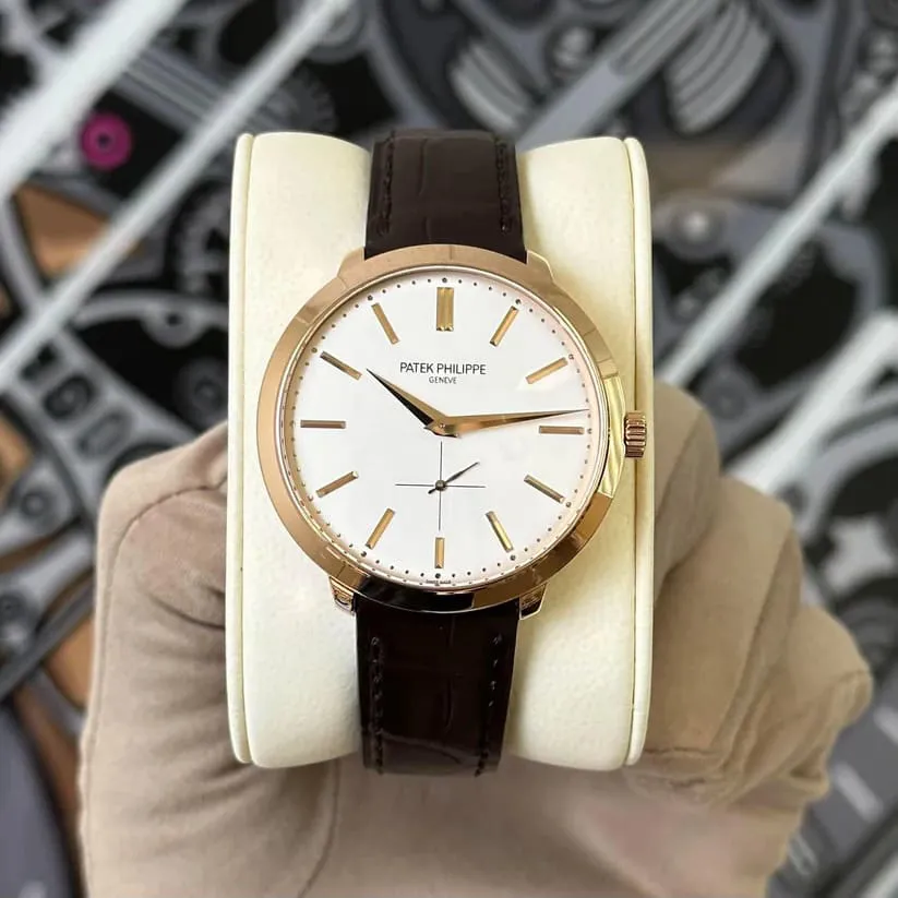 Patek Philippe Calatrava 5123R-001 38mm Rose gold Silver