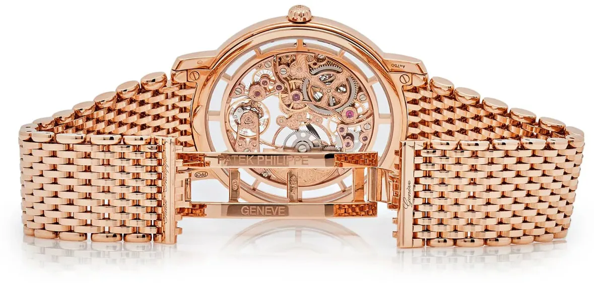 Patek Philippe Calatrava 5180/1R-001 39mm Rose gold Skeletonized 3