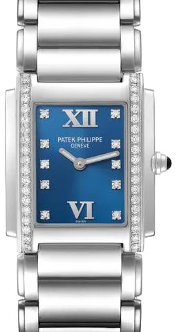 Patek Philippe Twenty~4 4910/10A-012 25mm Stainless steel Blue