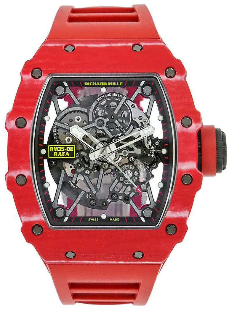 Richard Mille Rafael Nadal 035 50mm red carbon Skeletonized