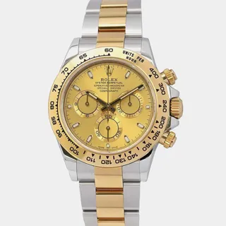 Rolex Cosmograph Daytona Stainless steel and 18k yellow gold Champagne