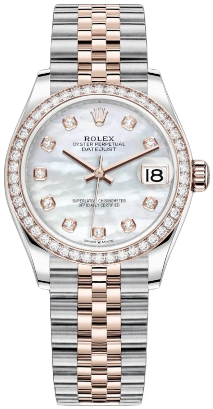 Rolex Datejust 31 278381RBR 31mm Everose gold Rose gold