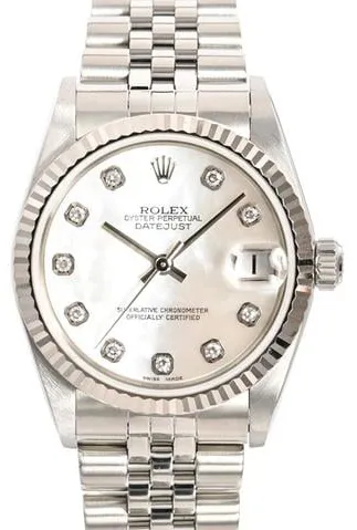 Rolex Datejust 31 78274NG 31mm Yellow gold and Stainless steel White