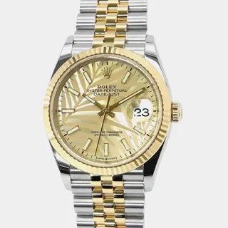 Rolex Datejust 36 126233 | Stainless steel and Yellow gold