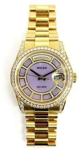 Rolex Day-Date 36 118388 36mm Yellow gold Purple