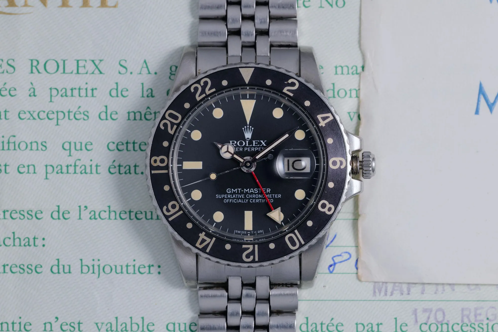 Rolex GMT-Master 1675 40mm Black