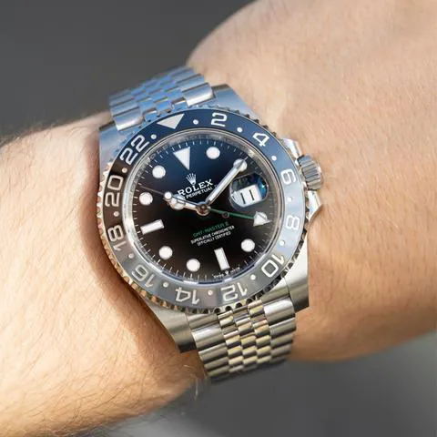 Rolex GMT-Master II 126710GRNR 40mm Stainless steel Black