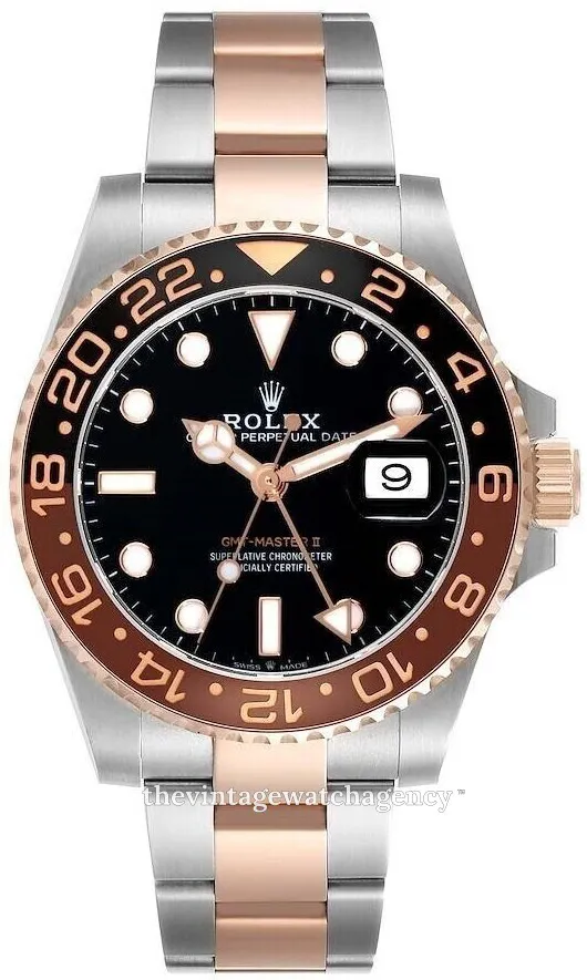 Rolex GMT-Master II 126711CHNR-0002 40mm Oystersteel and Everose gold Black