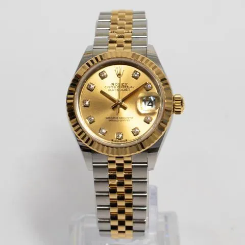 Rolex Lady-Datejust 279173 28mm Yellow gold and Stainless steel Champagne