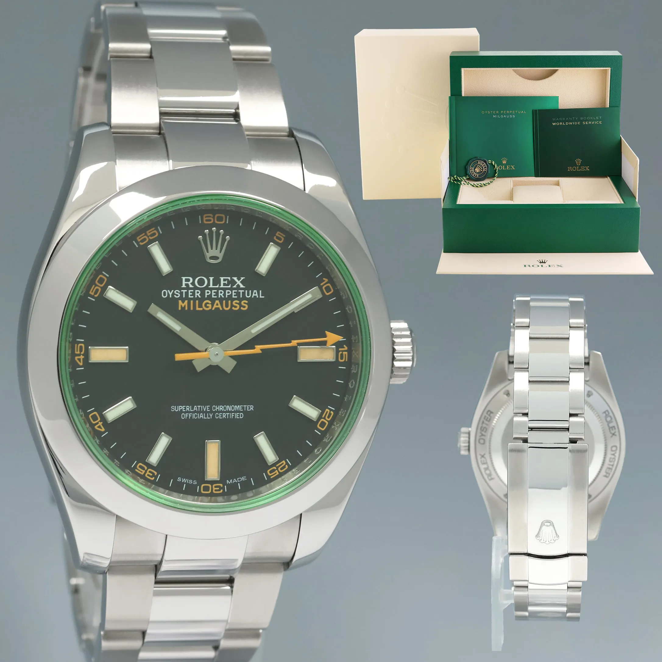 Rolex Milgauss 116400 V 40mm Stainless steel Black