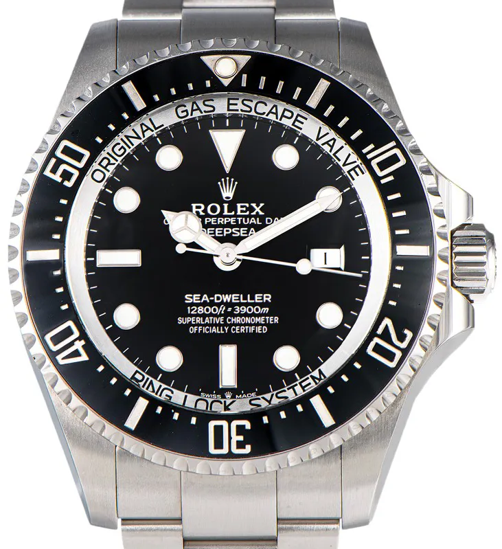 Rolex Sea-Dweller Deepsea 126660 44mm Stål Svart