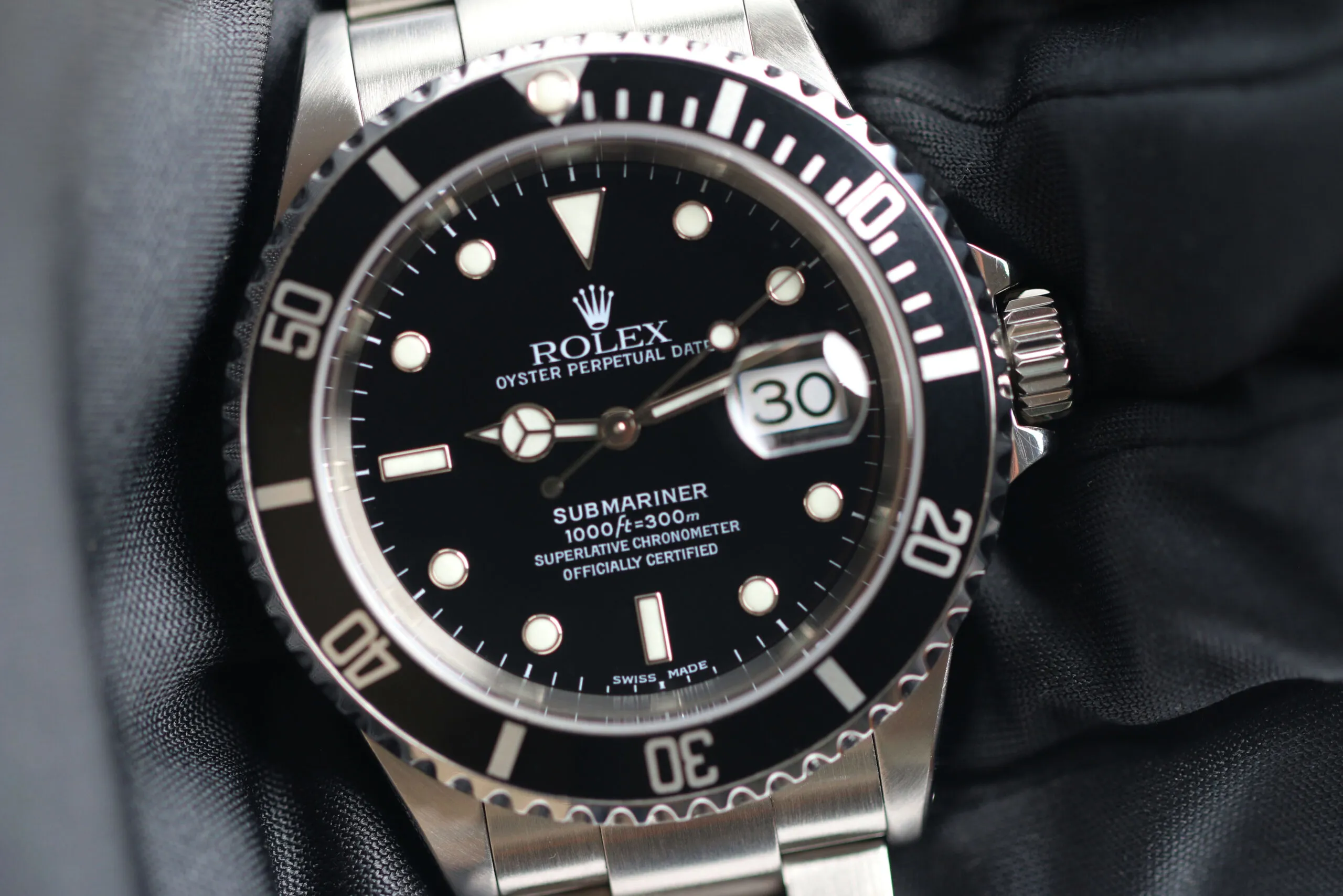 Rolex Submariner 16610LN 40mm Stainless steel Noir