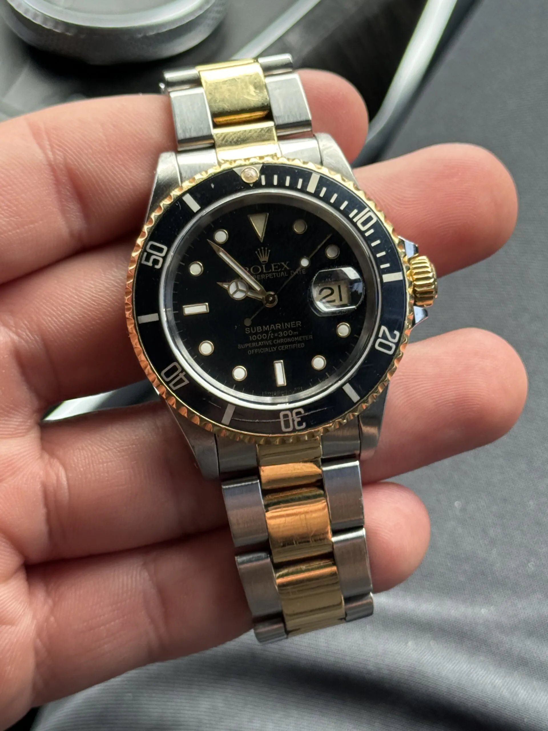 Rolex Submariner Date 16613LN 40mm Stainless steel Black