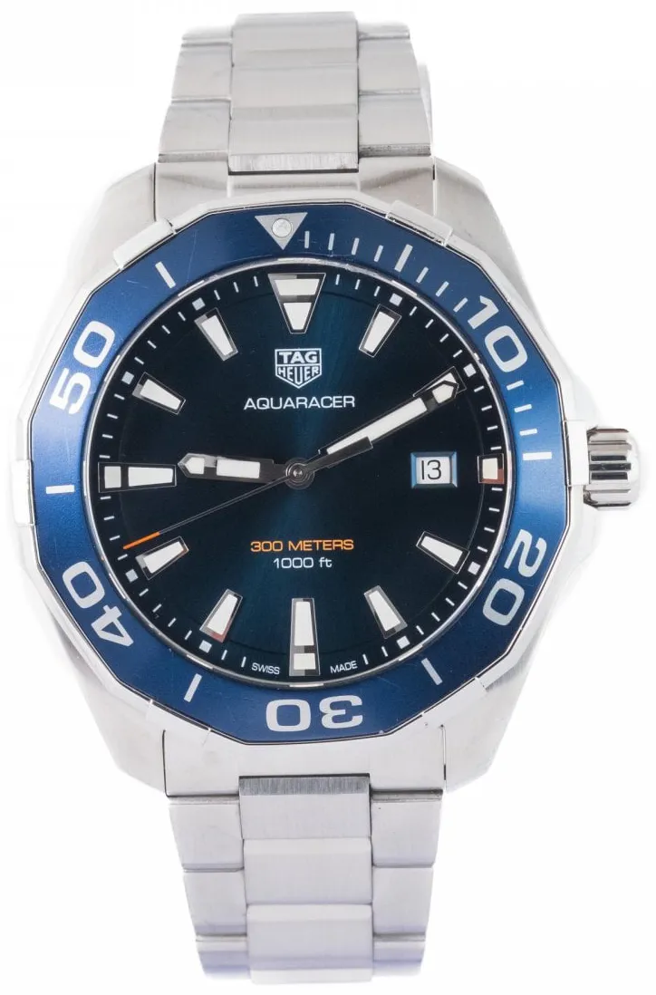 TAG Heuer Aquaracer WAY101C 43mm Stainless steel Blue