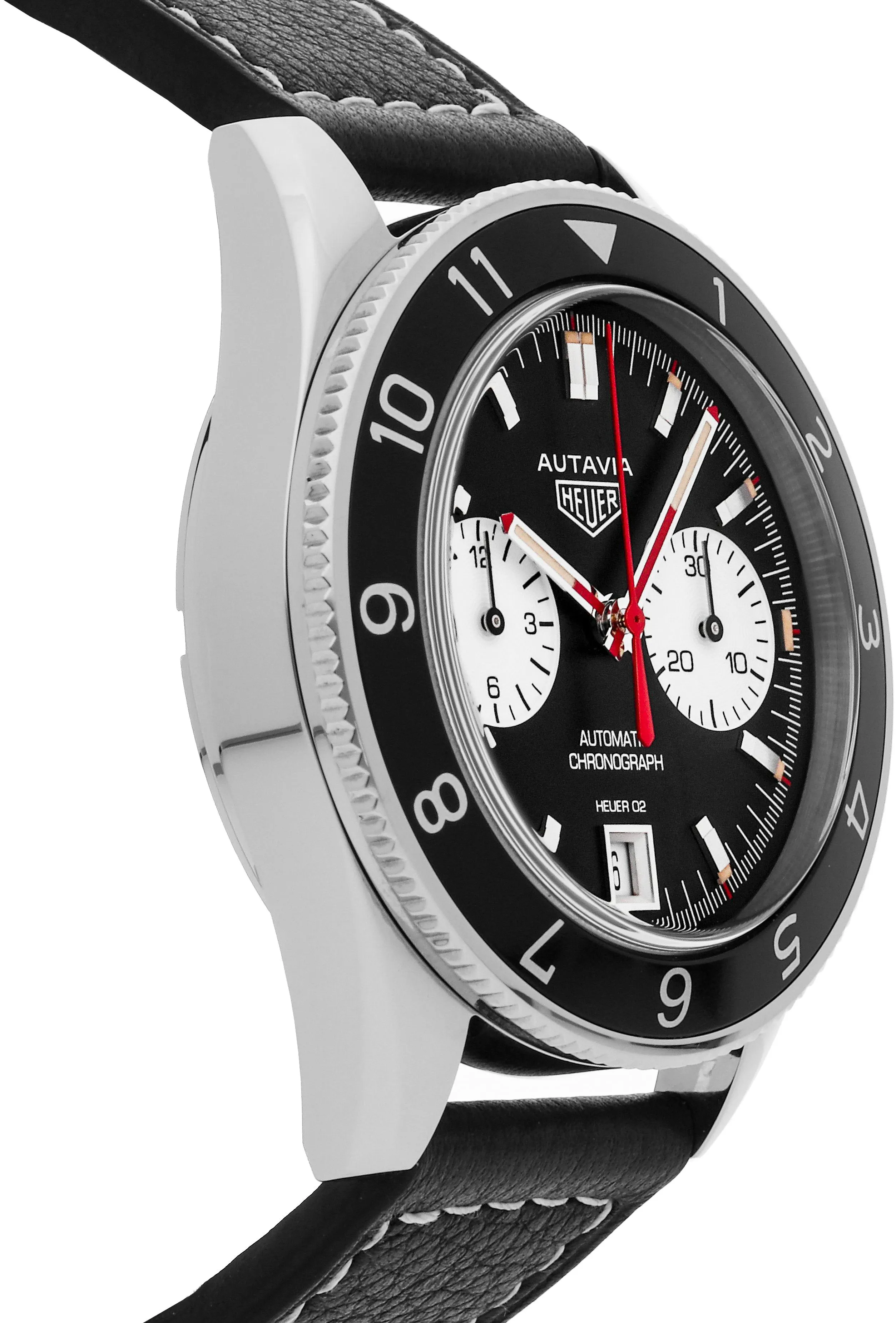 TAG Heuer Autavia CBE2118.FC8246 42mm Stainless steel Black 2