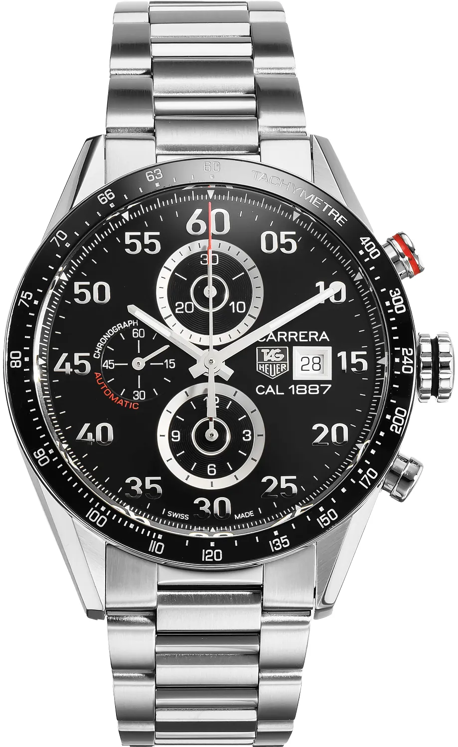 TAG Heuer Carrera CAR2A10 44mm Stainless steel Black