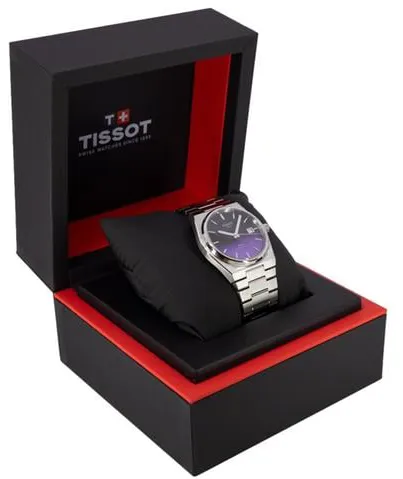 Tissot PRX Powermatic 80 T1374071105101 39.5mm Stainless steel Black 1