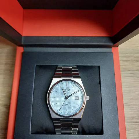 Tissot PRX T137.407.11.351.00 40mm Stainless steel Ice blue 2