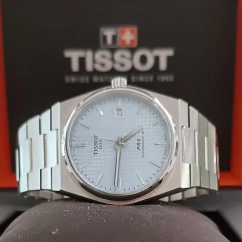 Tissot PRX T137.407.11.351.00 40mm Stainless steel Ice blue 3