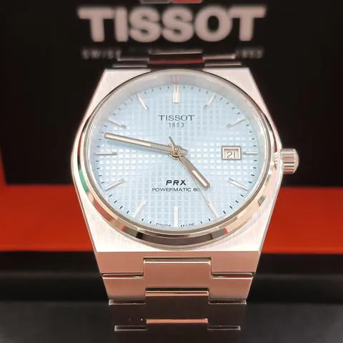 Tissot PRX T137.407.11.351.00 40mm Stainless steel Ice blue 8