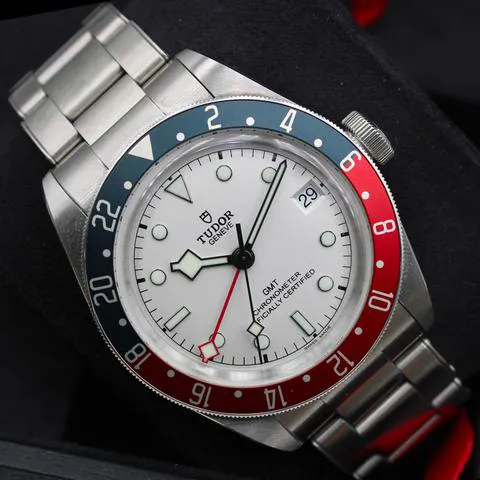 Tudor Black Bay GMT 79830RB 41mm Stainless steel White