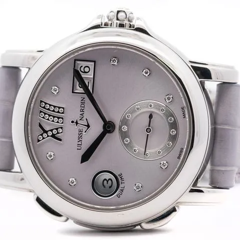 Ulysse Nardin Dual Time 243-22/391 37mm Stainless steel Mother-of-pearl