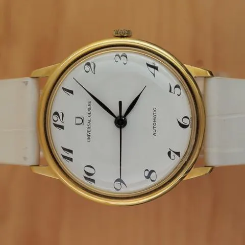 Universal Genève Microtor 13020 33mm Yellow gold White