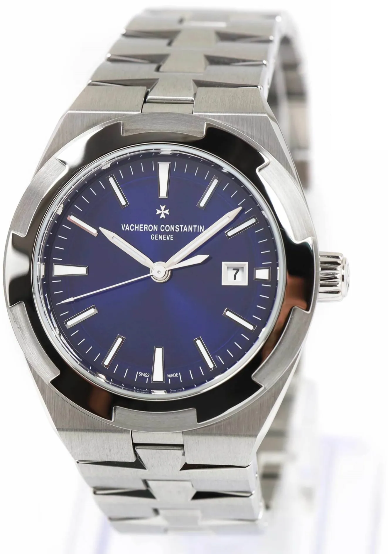 Vacheron Constantin Overseas 4600V/200A-B980 34.5mm Stainless steel Blue