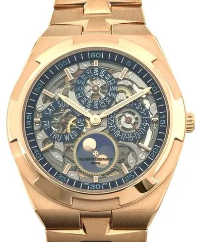 Vacheron Constantin Overseas 4300V/220R-B642 41.5mm Rose gold Skeletonized