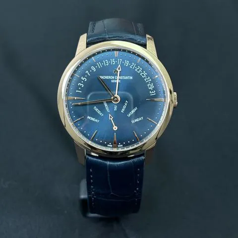 Vacheron Constantin Patrimony 4000U/000R-B516 42.5mm Rose gold Blue