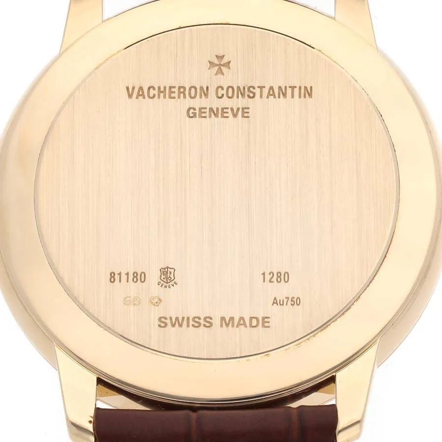 Vacheron Constantin Patrimony 81180/000J 40mm Yellow gold Silver 3