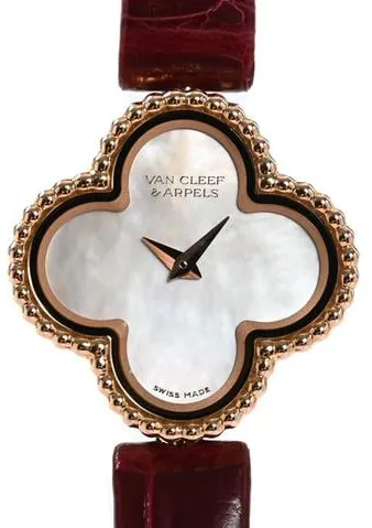 Van Cleef & Arpels Alhambra VCARO8SF00 23mm Rose gold White