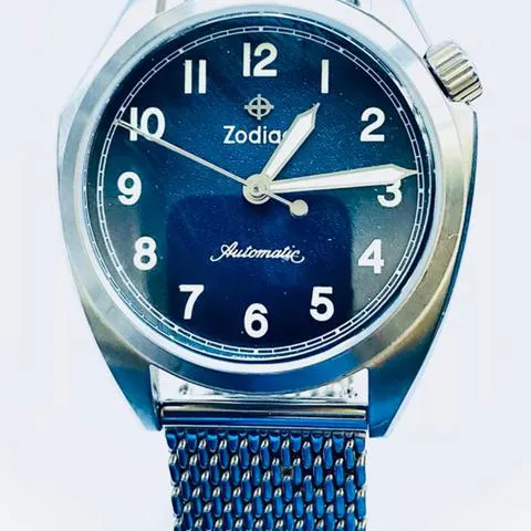 Zodiac 40mm Stainless steel Blue