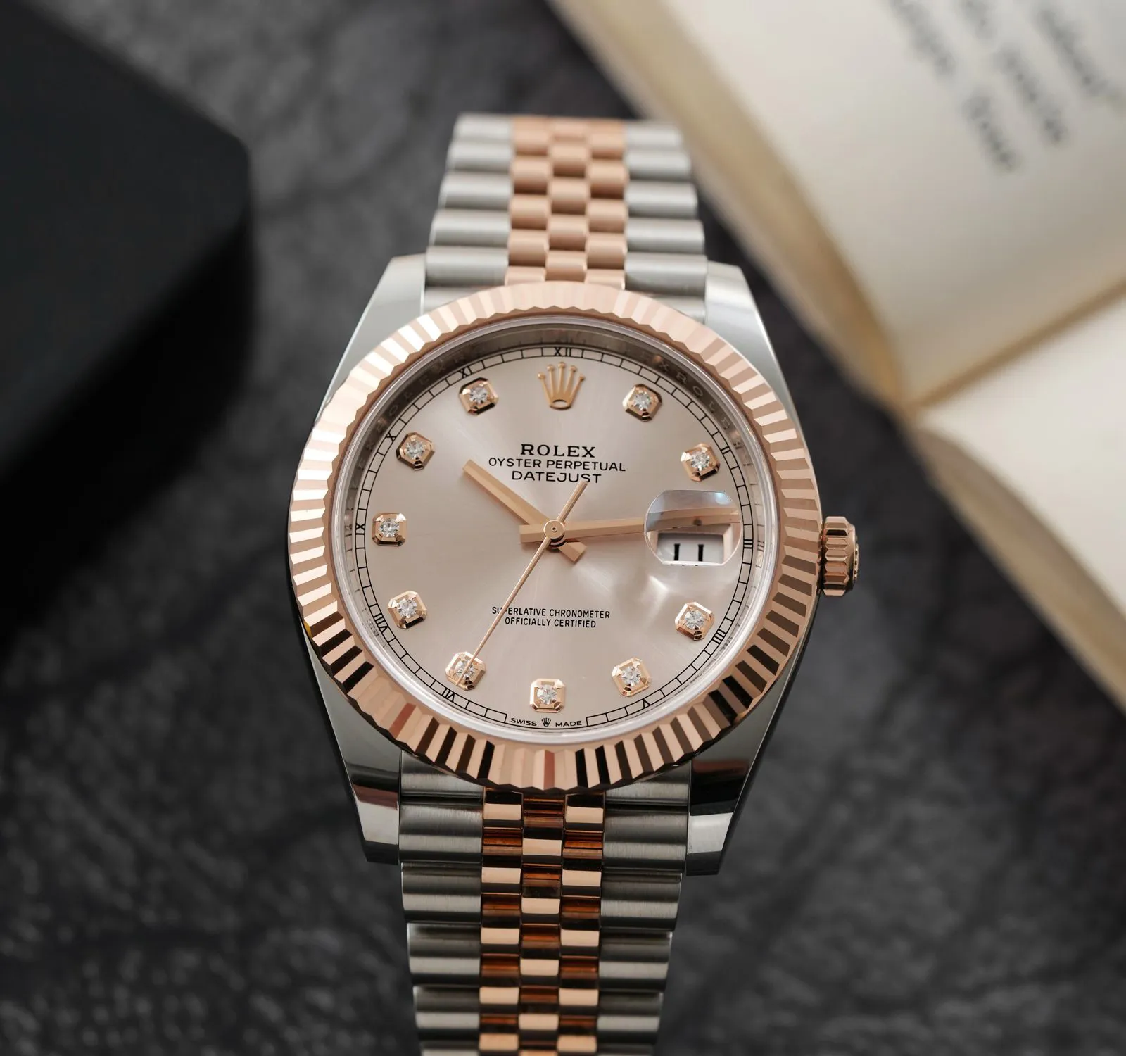 Rolex Datejust 126331-SND10BR-1 41mm Rose gold and Stainless steel Champagne 3