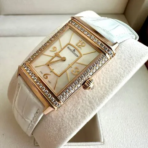 Jaeger-LeCoultre Reverso Q3212402 40mm Pink gold White 1