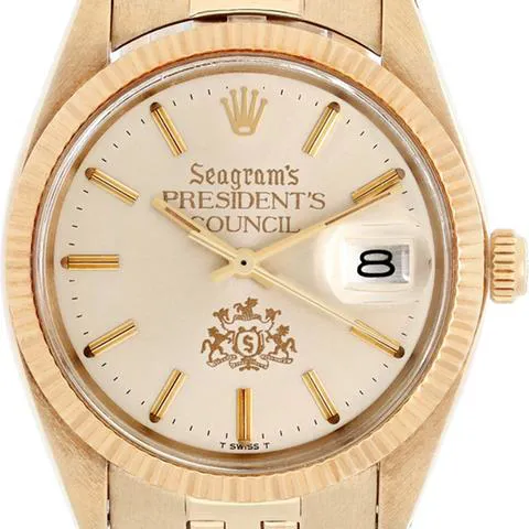 Rolex Oyster Perpetual Date 1505 34mm Yellow gold Gold