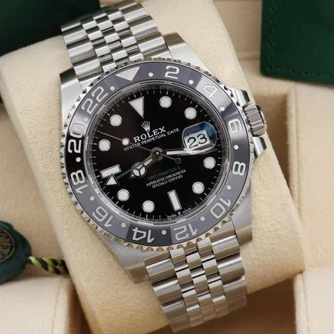 Rolex GMT-Master II 126710GRNR 40mm Stainless steel Black