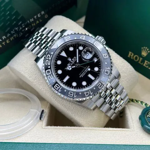 Rolex GMT-Master II 126710GRNR 40mm Stainless steel Black