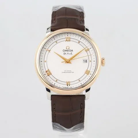 Omega De Ville Prestige 424.23.40.20.02.002 39.5mm Yellow gold and Stainless steel Silver