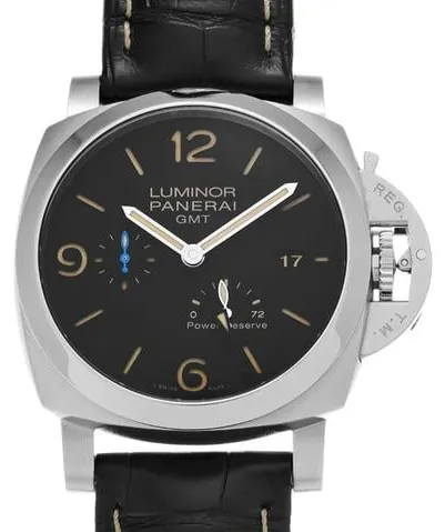 Panerai Luminor 1950 3 Days GMT Power  PAM 01321 44mm Stainless steel Black