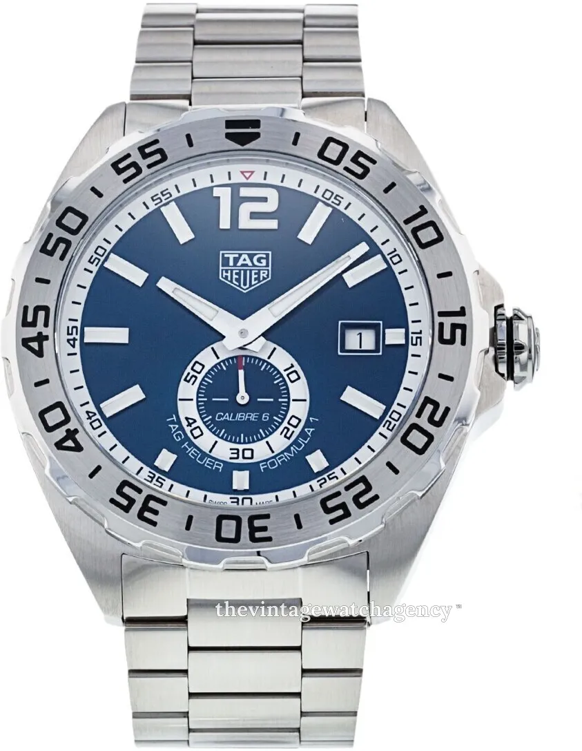 TAG Heuer Formula 1 Calibre 6 WAZ2014.BA0842 43mm Stainless steel Blue