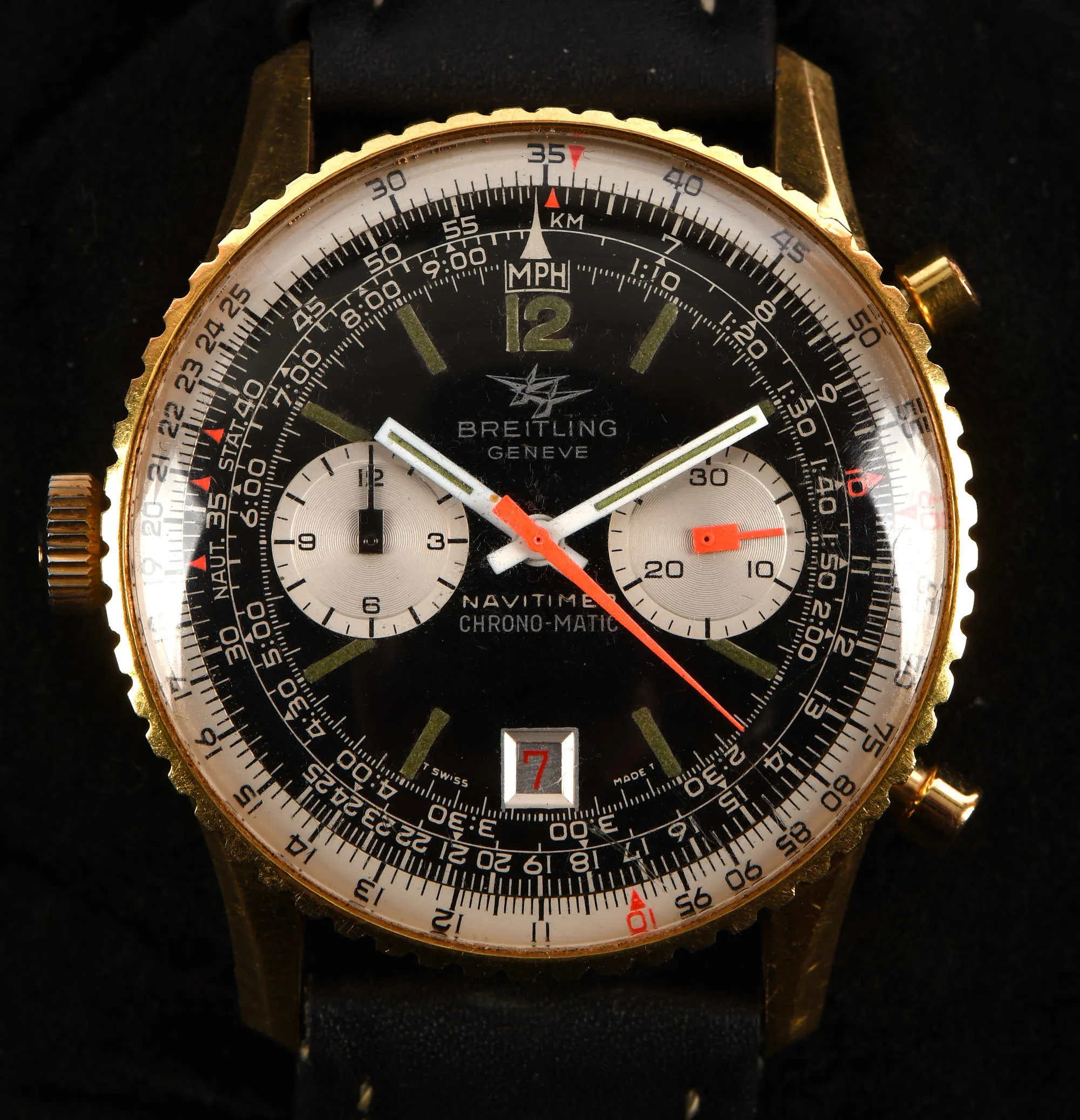 Breitling Navitimer Chrono-Matic 1806 40mm Stainless steel Black